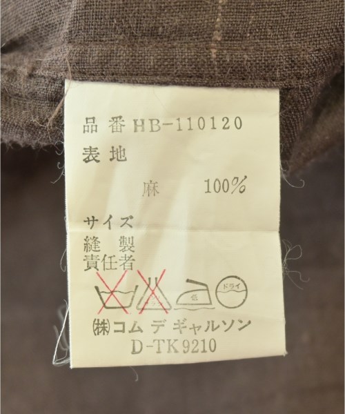 COMME des GARCONS HOMME（コムデギャルソンオム）カジュアルシャツ 茶 サイズ:-(XXL位) メンズ/2200704315068