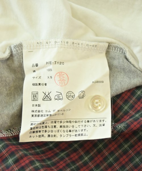 COMME des GARCONS HOMME（コムデギャルソンオム）Tシャツ・カットソー 白 サイズ:XS メンズ/2200708286050