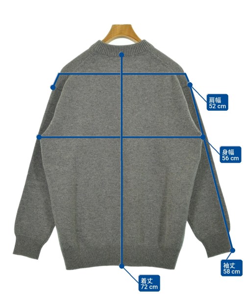 COMME des GARCONS HOMME（コムデギャルソンオム）ニット・セーター グレー サイズ:M メンズ/2200708656068