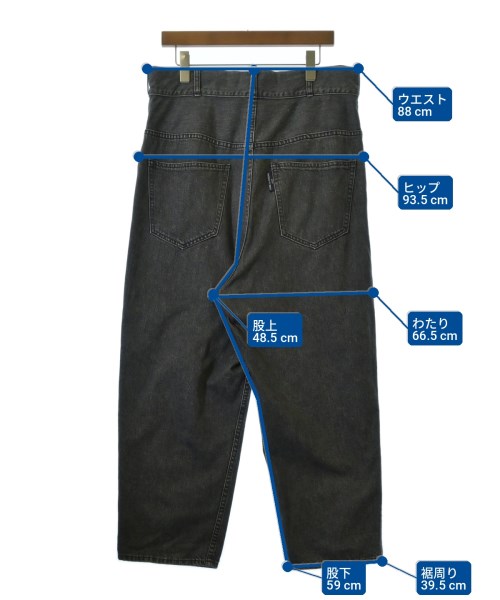 COMME des GARCONS HOMME（コムデギャルソンオム）デニムパンツ 黒 サイズ:M メンズ/2200709429067