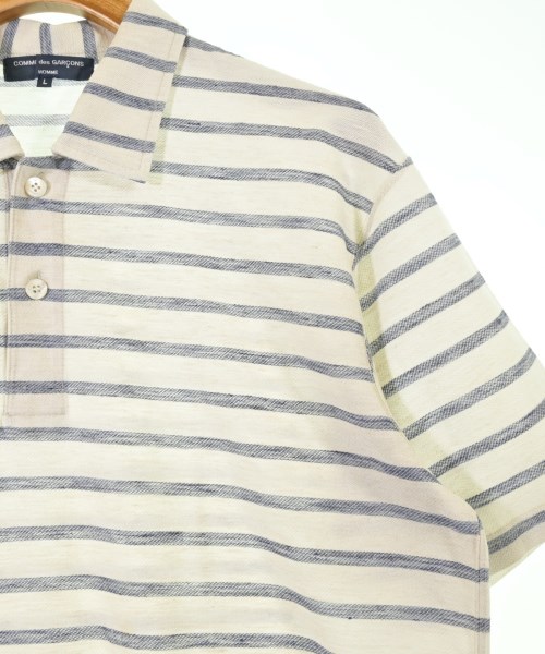 COMME des GARCONS HOMME（コムデギャルソンオム）ポロシャツ 白 サイズ:L メンズ/2200706855470