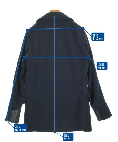 COMME des GARCONS HOMME（コムデギャルソンオム）ピーコート 紺 サイズ:M メンズ/2200706353037