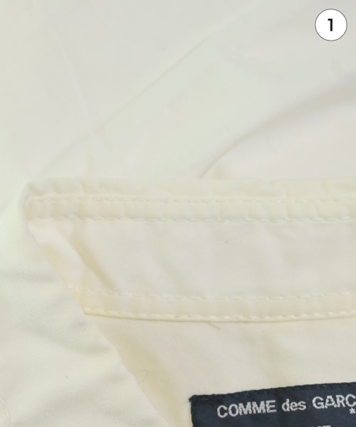 COMME des GARCONS HOMME（コムデギャルソンオム）カジュアルシャツ 白 サイズ:S メンズ/2200662535034