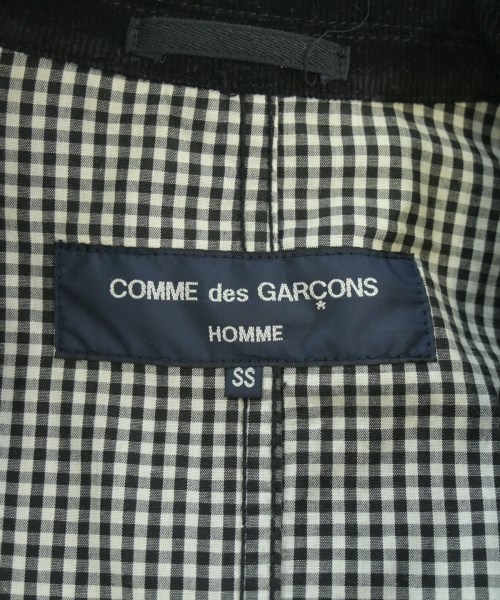 COMME des GARCONS HOMME（コムデギャルソンオム）テーラードジャケット 黒 サイズ:SS メンズ/2200662538011