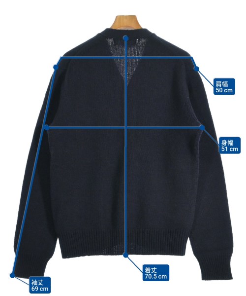 COMME des GARCONS HOMME（コムデギャルソンオム）カーディガン 紺 サイズ:M メンズ/2200657802042