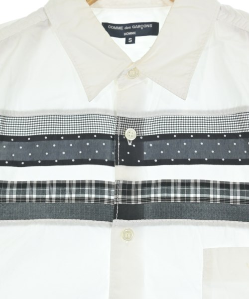 COMME des GARCONS HOMME（コムデギャルソンオム）カジュアルシャツ 白 サイズ:S メンズ/2200660891156