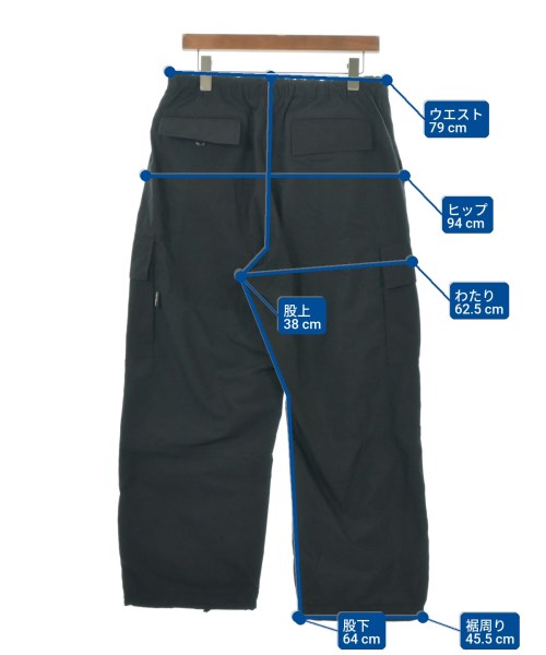 COMME des GARCONS HOMME（コムデギャルソンオム）カーゴパンツ 黒 サイズ:S メンズ/2200659278098