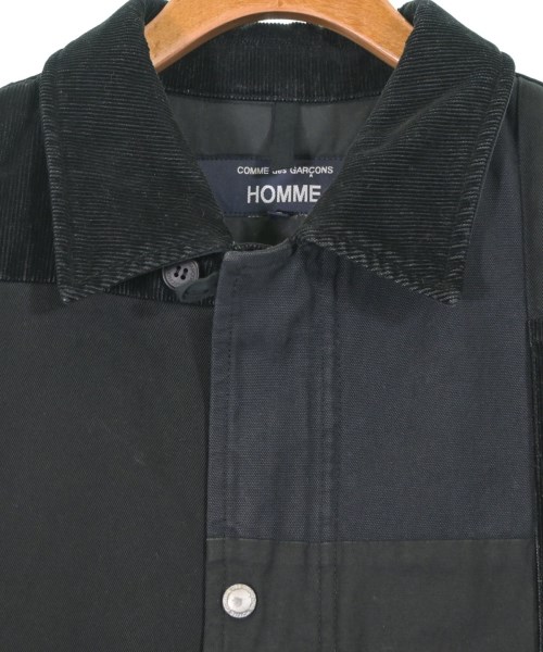 COMME des GARCONS HOMME（コムデギャルソンオム）カバーオール 黒 サイズ:L メンズ/2200664929121