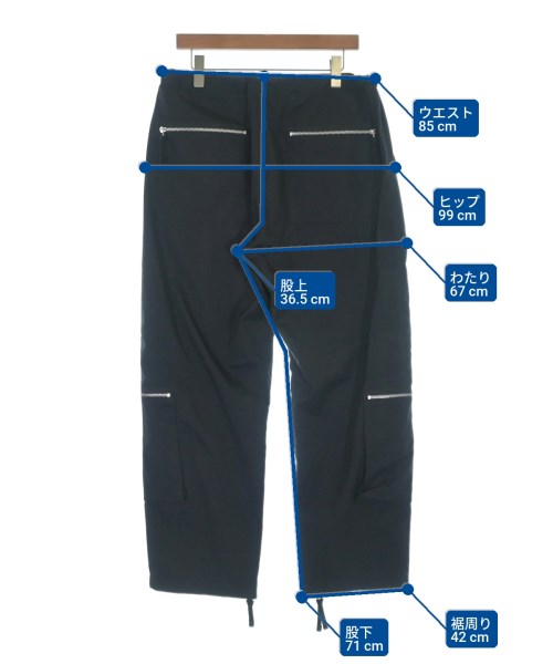 COMME des GARCONS HOMME（コムデギャルソンオム）カーゴパンツ 黒 サイズ:M メンズ/2200664929152