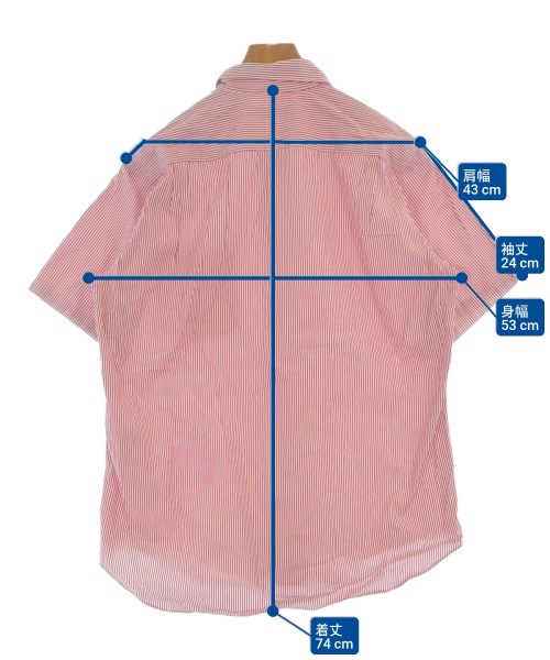 COMME des GARCONS HOMME（コムデギャルソンオム）カジュアルシャツ 赤 サイズ:S メンズ/2200664958053