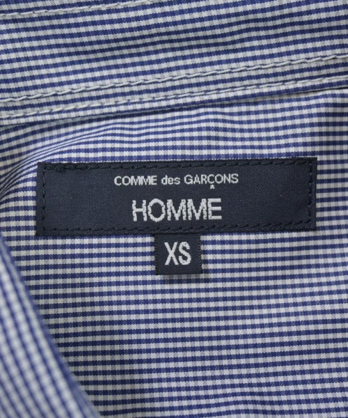 COMME des GARCONS HOMME（コムデギャルソンオム）カジュアルシャツ 青 サイズ:XS メンズ/2200665698033