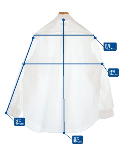 COMME des GARCONS HOMME（コムデギャルソンオム）カジュアルシャツ 白 サイズ:-(XL位) メンズ/2200663859016