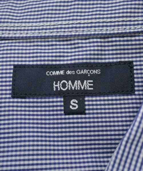 COMME des GARCONS HOMME（コムデギャルソンオム）カジュアルシャツ 青 サイズ:S メンズ/2200667496224