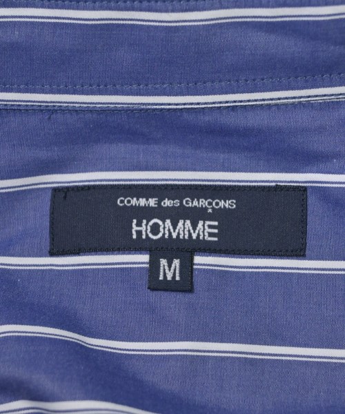 COMME des GARCONS HOMME（コムデギャルソンオム）カジュアルシャツ 青 サイズ:M メンズ/2200668083041