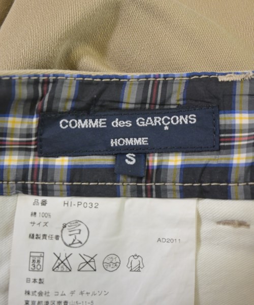 COMME des GARCONS HOMME（コムデギャルソンオム）チノパン ベージュ サイズ:S メンズ/2200665463044