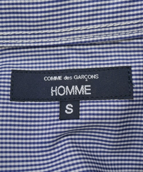 COMME des GARCONS HOMME（コムデギャルソンオム）カジュアルシャツ 青 サイズ:S メンズ/2200668241076