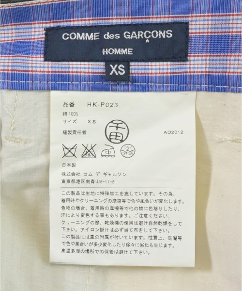 COMME des GARCONS HOMME（コムデギャルソンオム）ショートパンツ 黒 サイズ:XS メンズ/2200669525052