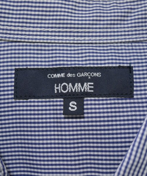 COMME des GARCONS HOMME（コムデギャルソンオム）カジュアルシャツ 青 サイズ:S メンズ/2200667846104