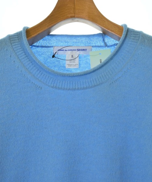 COMME des GARCONS SHIRT（コムデギャルソンシャツ）ニット・セーター 青 サイズ:XL メンズ/2200669764109