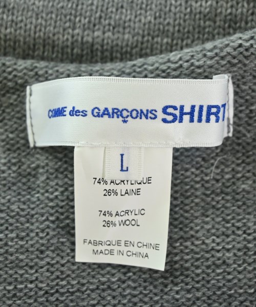 COMME des GARCONS SHIRT（コムデギャルソンシャツ）ニット・セーター グレー サイズ:L メンズ/2200669764147
