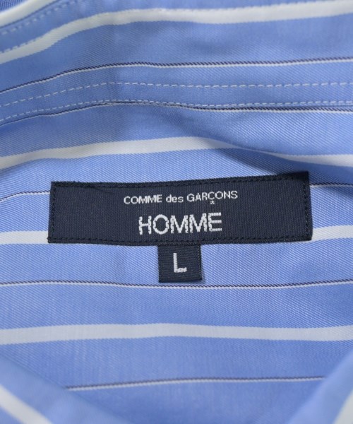 COMME des GARCONS HOMME（コムデギャルソンオム）カジュアルシャツ 青 サイズ:L メンズ/2200669830125