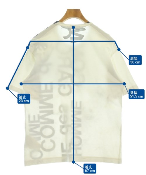 COMME des GARCONS HOMME（コムデギャルソンオム）Tシャツ・カットソー 白 サイズ:S メンズ/2200670141036