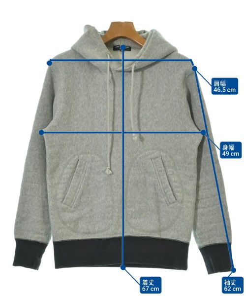 COMME des GARCONS HOMME（コムデギャルソンオム）パーカー グレー サイズ:S メンズ/2200670585090