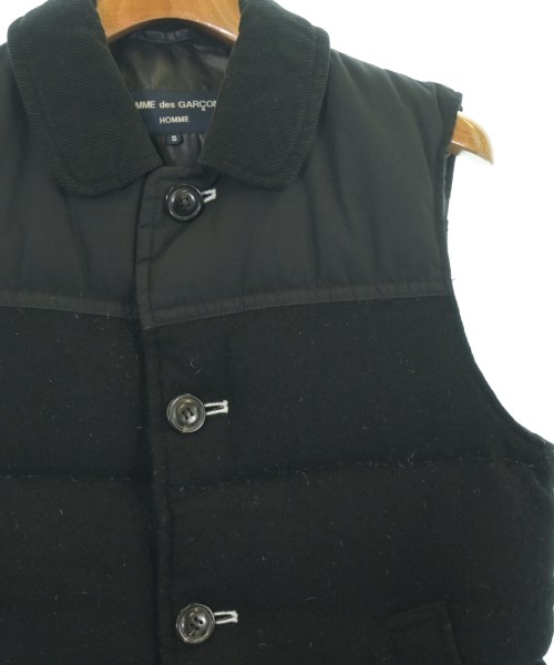 COMME des GARCONS HOMME（コムデギャルソンオム）ダウンジャケット/ダウンベスト 黒 サイズ:S メンズ/2200725634018