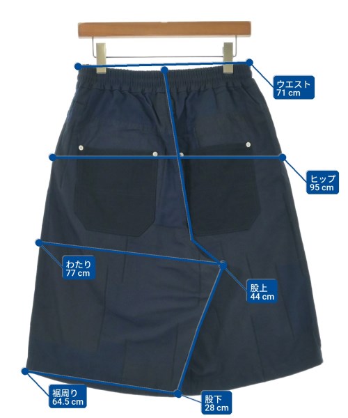 COMME des GARCONS HOMME（コムデギャルソンオム）ショートパンツ 紺 サイズ:S メンズ/2200729485128