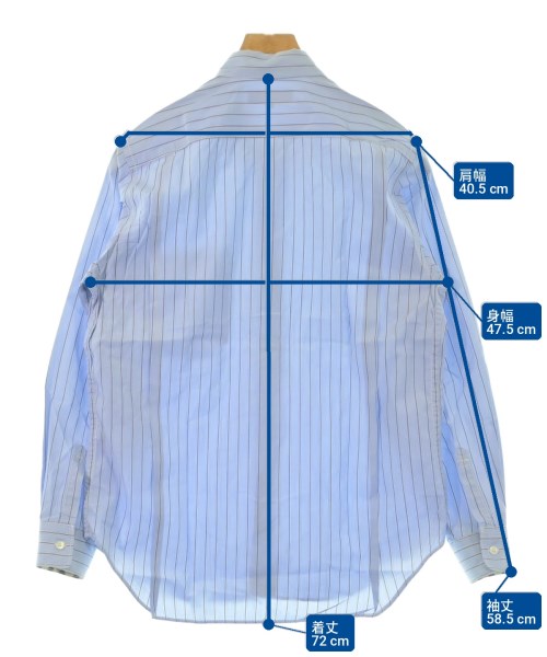COMME des GARCONS HOMME（コムデギャルソンオム）カジュアルシャツ 青 サイズ:S メンズ/2200729598033
