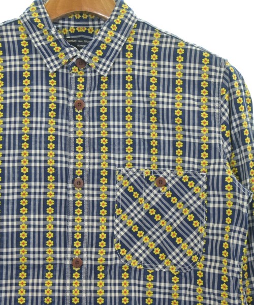 COMME des GARCONS HOMME（コムデギャルソンオム）カジュアルシャツ 紺 サイズ:S メンズ/2200729689014