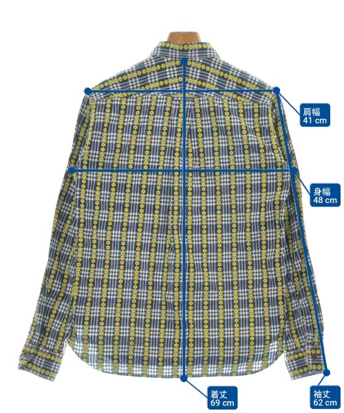 COMME des GARCONS HOMME（コムデギャルソンオム）カジュアルシャツ 紺 サイズ:S メンズ/2200729689014