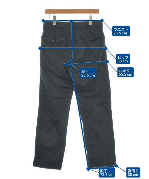 COMME des GARCONS HOMME（コムデギャルソンオム）チノパン 黒 サイズ:S メンズ/2200730259060