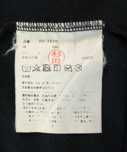 COMME des GARCONS HOMME（コムデギャルソンオム）Tシャツ・カットソー 黒 サイズ:L メンズ/2200730589051
