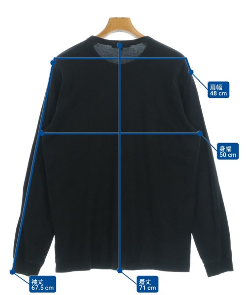 COMME des GARCONS HOMME（コムデギャルソンオム）Tシャツ・カットソー 黒 サイズ:L メンズ/2200730589051