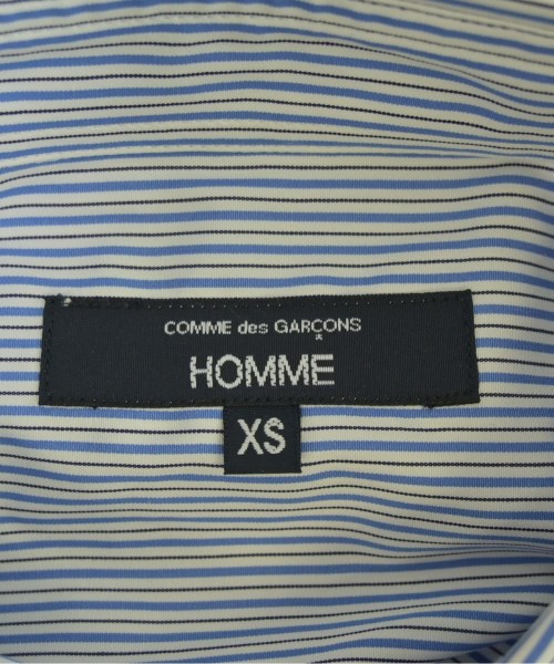 COMME des GARCONS HOMME（コムデギャルソンオム）カジュアルシャツ 青 サイズ:XS メンズ/2200720040029