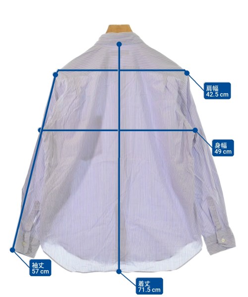 COMME des GARCONS HOMME（コムデギャルソンオム）カジュアルシャツ 青 サイズ:SS(XS位) メンズ/2200732711016