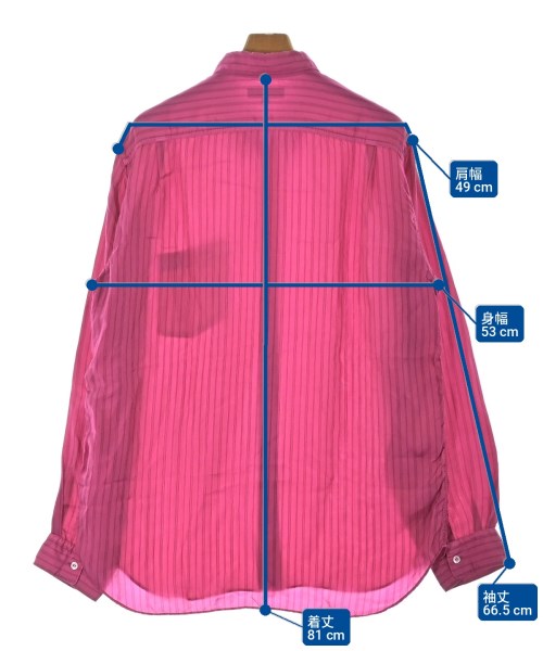 COMME des GARCONS HOMME（コムデギャルソンオム）カジュアルシャツ ピンク サイズ:L メンズ/2200732717094
