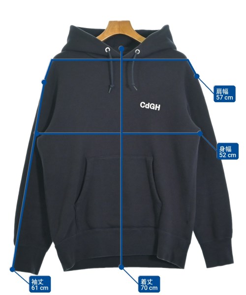 COMME des GARCONS HOMME（コムデギャルソンオム）パーカー 紺 サイズ:S メンズ/2200733271014