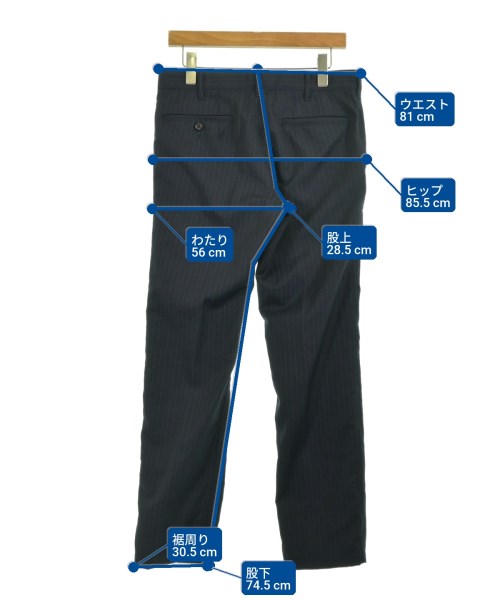COMME des GARCONS HOMME（コムデギャルソンオム）スラックス 紺 サイズ:S メンズ/2200733895029