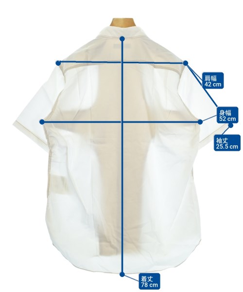 COMME des GARCONS HOMME（コムデギャルソンオム）カジュアルシャツ 白 サイズ:M メンズ/2200735514041