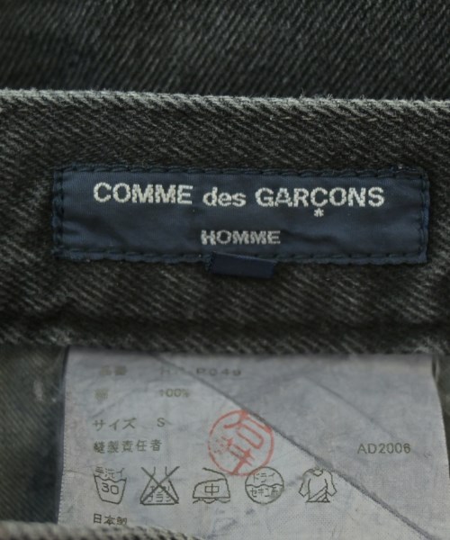 COMME des GARCONS HOMME（コムデギャルソンオム）デニムパンツ 黒 サイズ:S メンズ/2200736302111