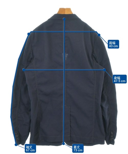 COMME des GARCONS HOMME（コムデギャルソンオム）テーラードジャケット 紺 サイズ:M メンズ/2200719870057