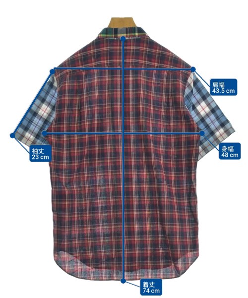 COMME des GARCONS HOMME（コムデギャルソンオム）カジュアルシャツ 青 サイズ:S メンズ/2200720589078