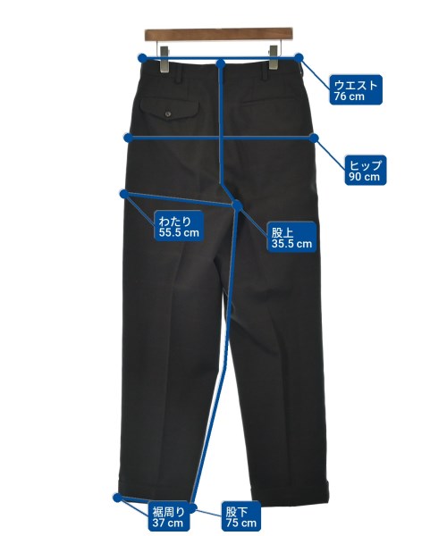 COMME des GARCONS HOMME（コムデギャルソンオム）スラックス 茶 サイズ:M メンズ/2200715106068