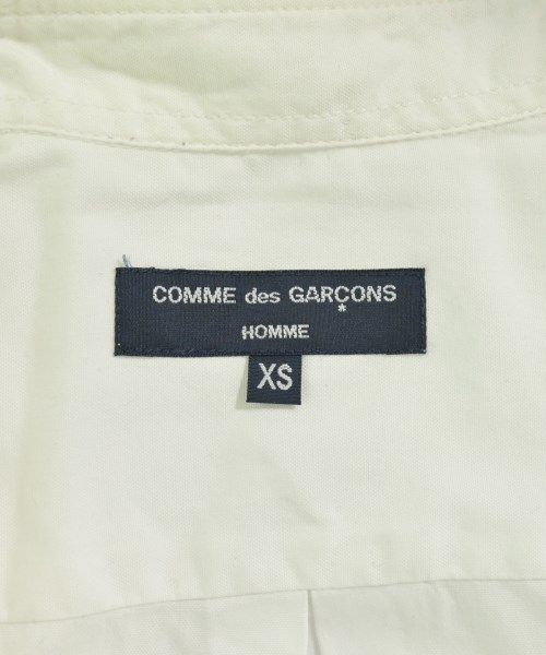 COMME des GARCONS HOMME（コムデギャルソンオム）カジュアルシャツ 白 サイズ:XS メンズ/2200720760095