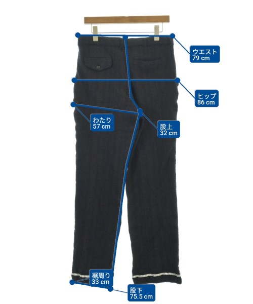 COMME des GARCONS HOMME（コムデギャルソンオム）スラックス 紺 サイズ:M メンズ/2200720822014