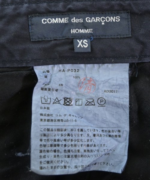 COMME des GARCONS HOMME（コムデギャルソンオム）ショートパンツ 紺 サイズ:XS メンズ/2200721087368