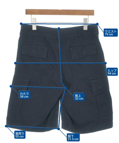COMME des GARCONS HOMME（コムデギャルソンオム）ショートパンツ 紺 サイズ:XS メンズ/2200721087368