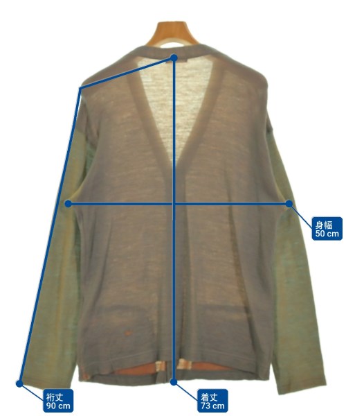 COMME des GARCONS HOMME（コムデギャルソンオム）カーディガン カーキ サイズ:-(S位) メンズ/2200714780238